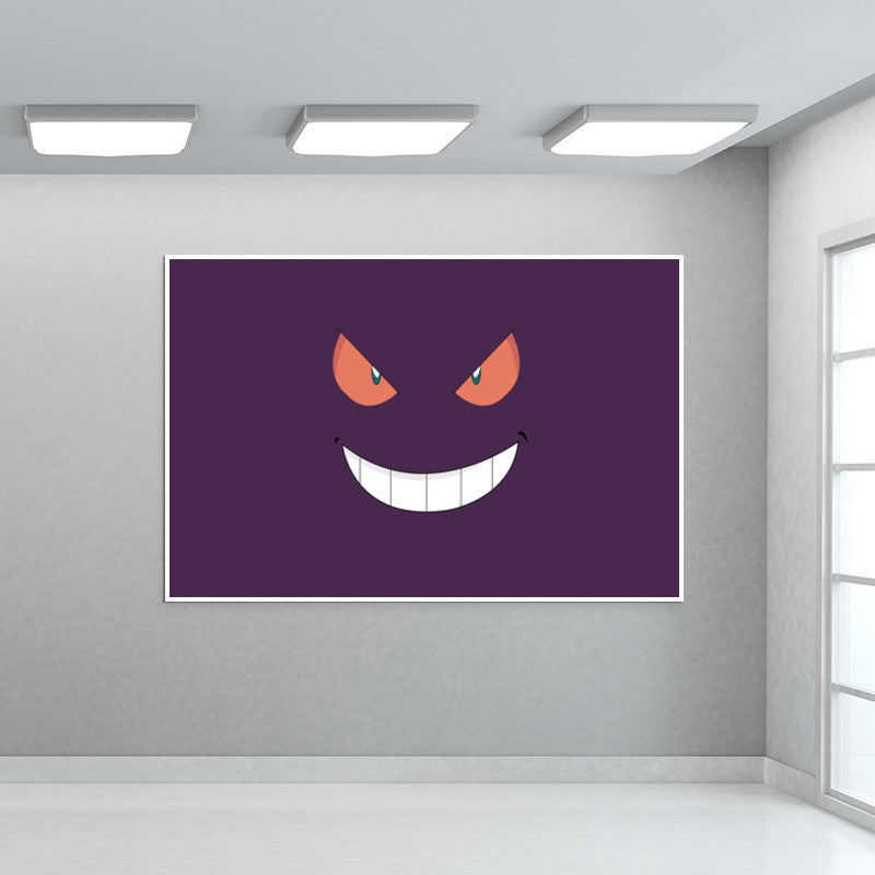 Gengar Pokemon Wall Art