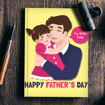 Cute Daughter And Father Fathers Day | #Fathers Day Special  Notebook