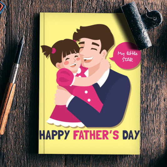 Cute Daughter And Father Fathers Day | #Fathers Day Special  Notebook