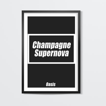 Champagne Supernova | Oasis Wall Art