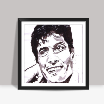 Bollywood actor Jeetendra acted well in several family dramas Square Art Prints