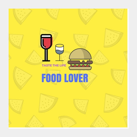 Food Lover Square Art Prints