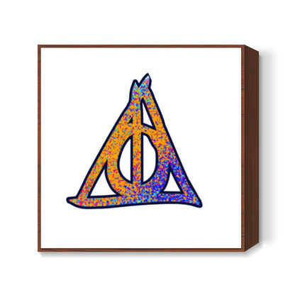 Deathly Hallows Harry Potter Square Art Prints