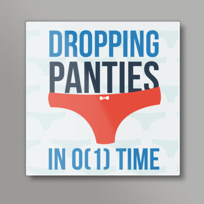 Dropping Them Like Coders Square Art Prints