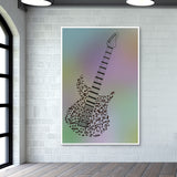 Guitar | Music | Doodle Wall Art
