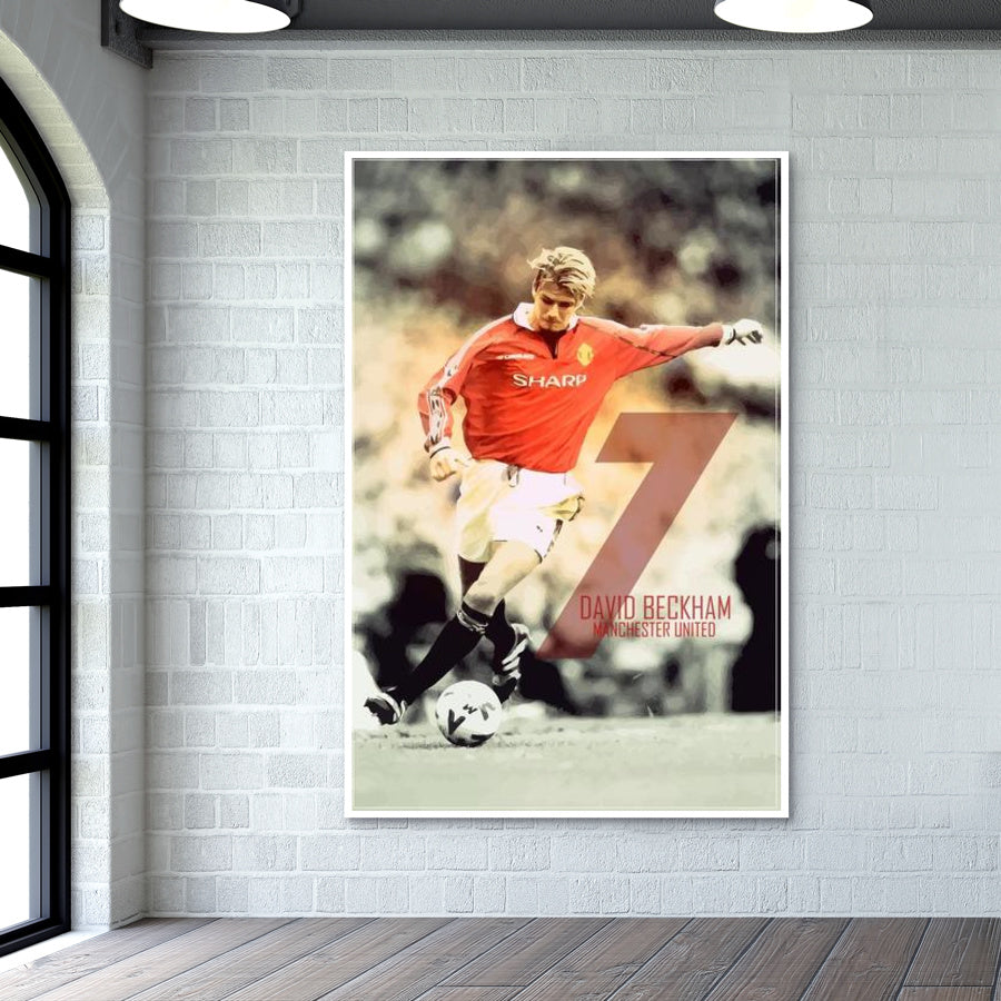 David Beckham - Manchester United Classic 7 Wall Art