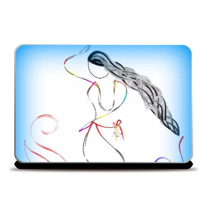 Laptop Skins, Nartaki-The Dancer Laptop Skins | Pratyasha Nithin, - PosterGully