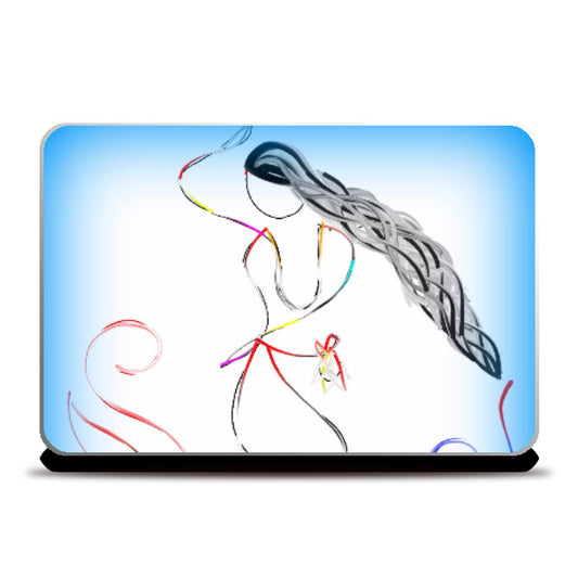 Laptop Skins, Nartaki-The Dancer Laptop Skins | Pratyasha Nithin, - PosterGully