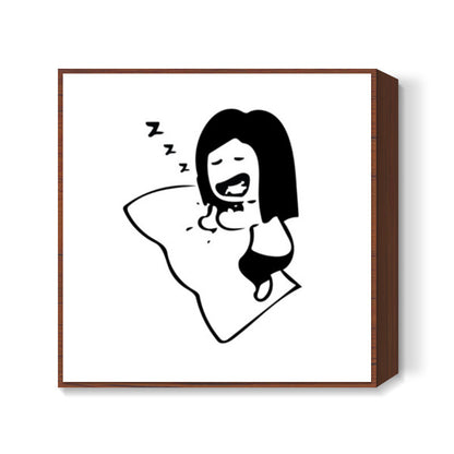 Sleepy Always Square Art Prints