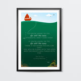 Roll the Dice Quote Wall Art | Aritra Sen