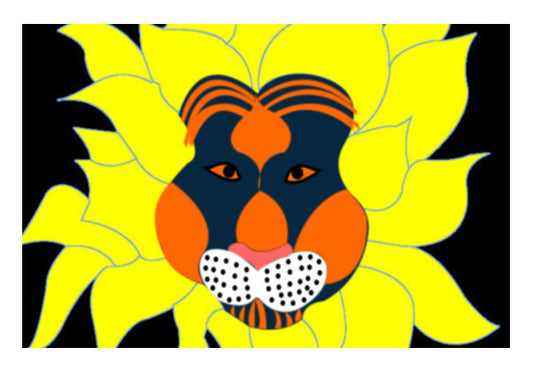 Lion Art Art PosterGully Specials