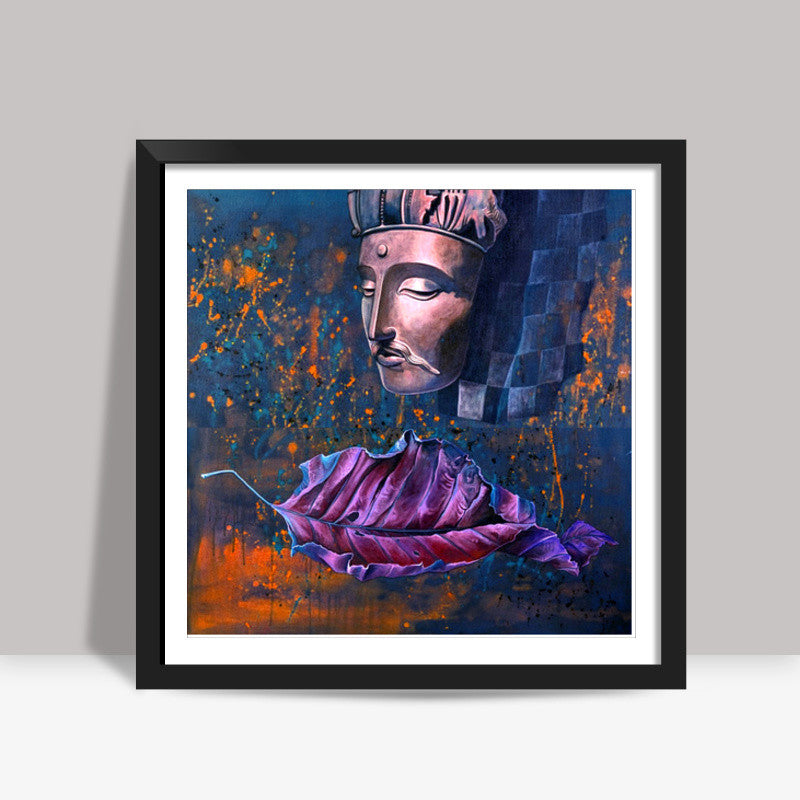 Bodhi Leaf Square Art Prints