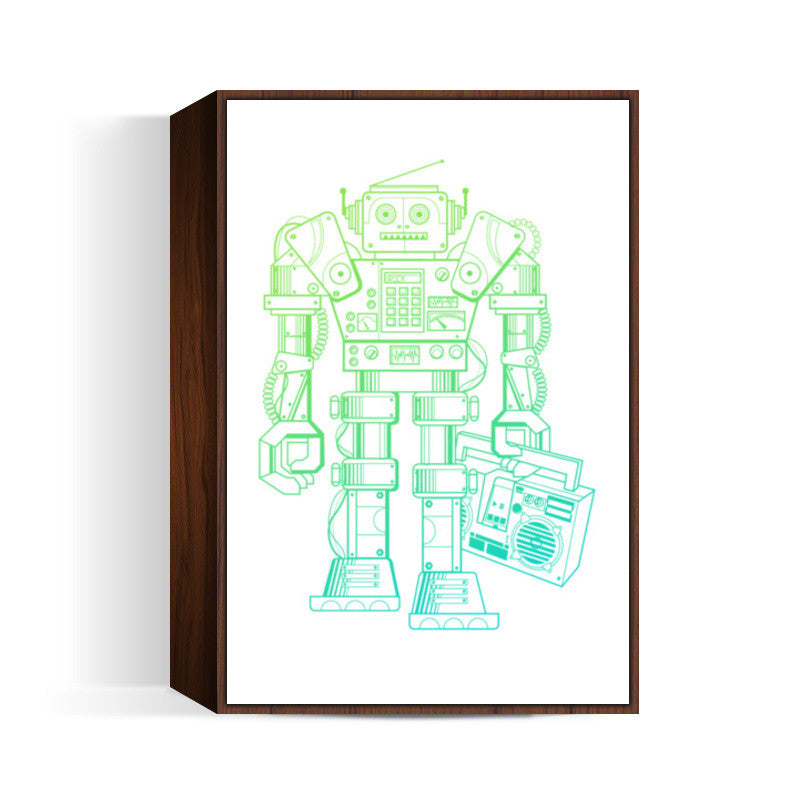 music robot Wall Art