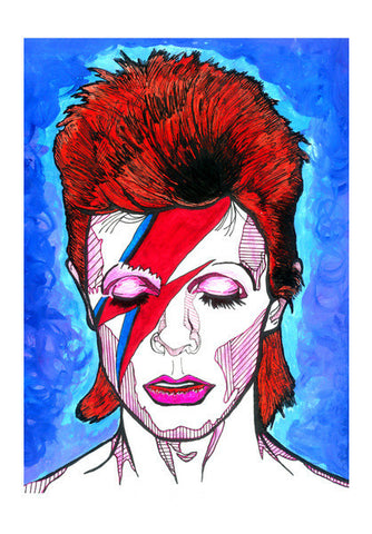 David Bowie - Starman To Stardust Art PosterGully Specials