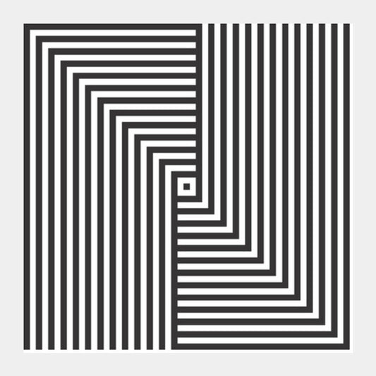 Line Trip Square Art Prints