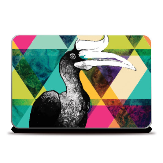 Laptop Skins, The Hornbill Fractal Laptop Skin | Lotta Farber, - PosterGully