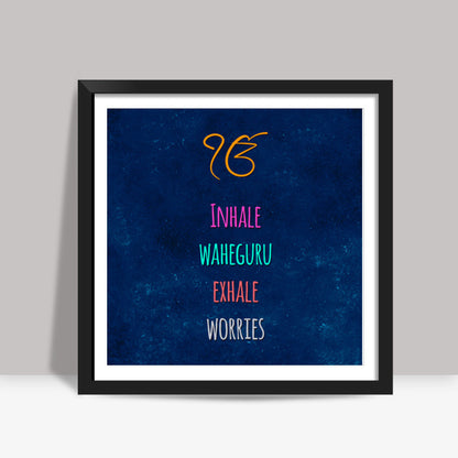 Waheguru Square Art Prints