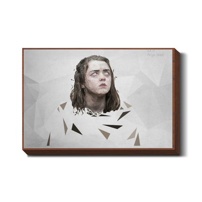 arya stark polygon art poster maisie williams Wall Art