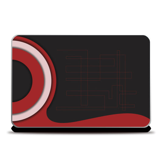 Laptop Skins, Circle red B Laptop Skins