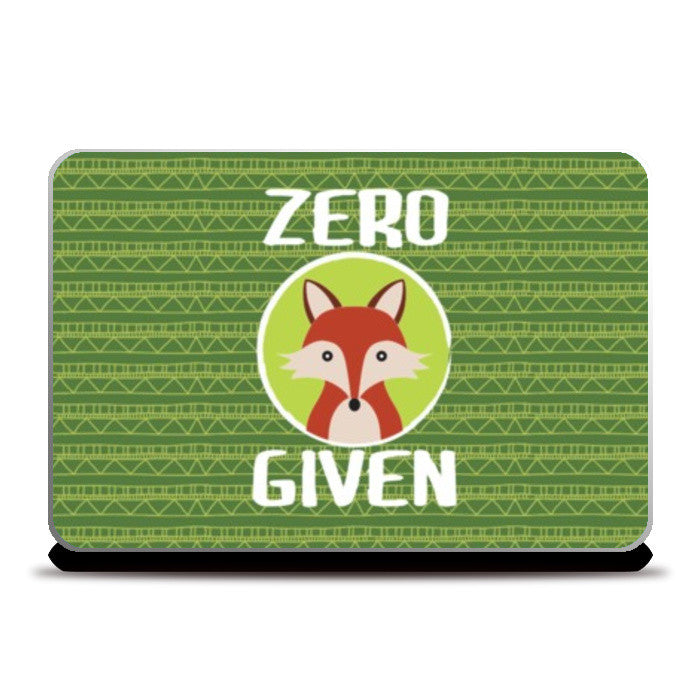 Laptop Skins, Zero Fox Given Laptop Skins