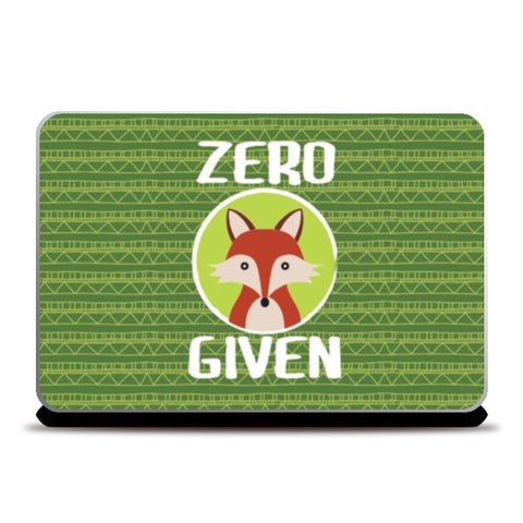 Laptop Skins, Zero Fox Given Laptop Skins