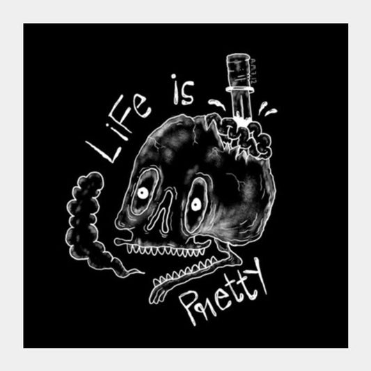 Life Is Pretty Square Art Prints PosterGully Specials