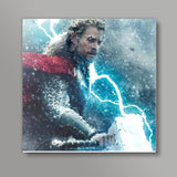 The Mighty Thor Square Art Prints