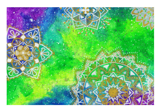 Galaxy Mandala Wall Art