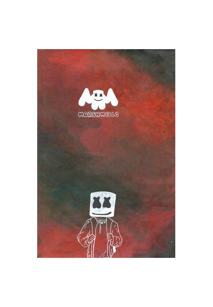 marshmello, dubstep, owsla, funky Wall Art