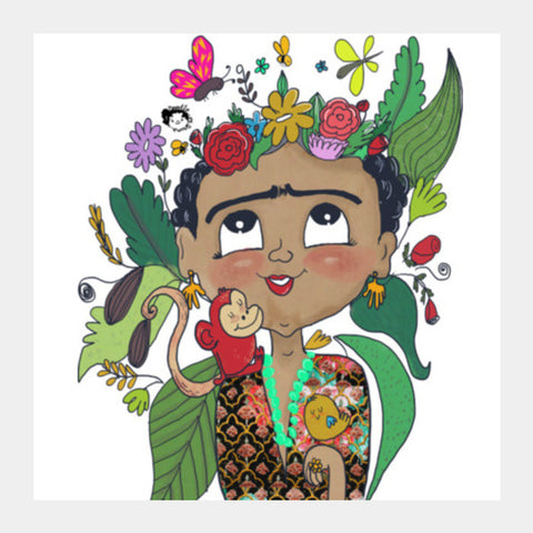 Frida Kahlo Square Art Prints