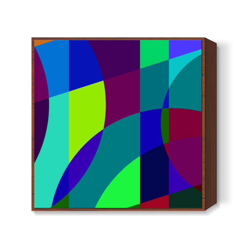 A little bit of colour Square Art Prints