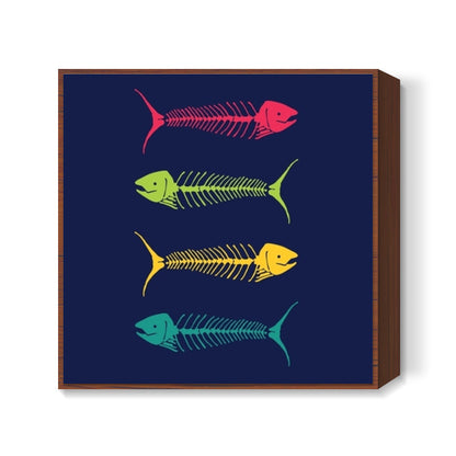 Dry Fish Square Art Prints