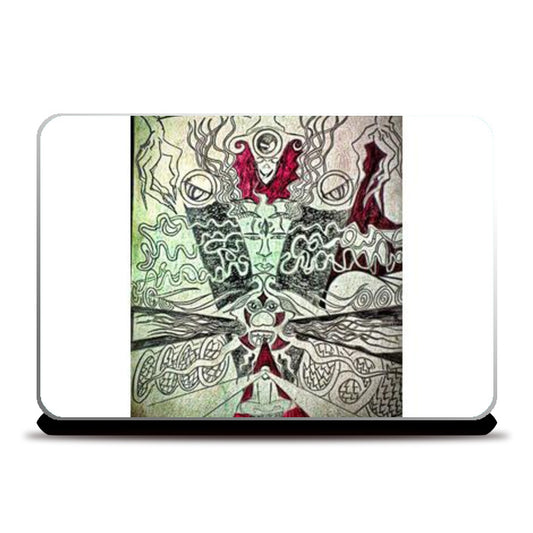 psy eye spiral Laptop Skins