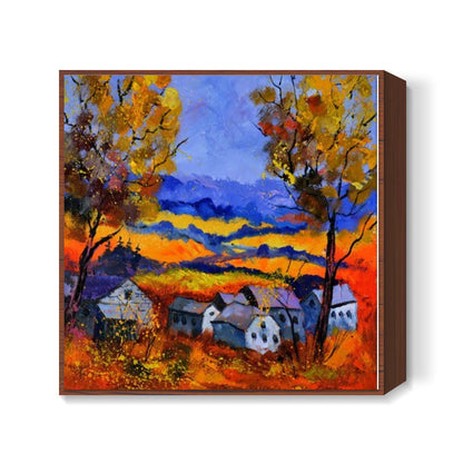 ouroy in autumn 67 Square Art Prints