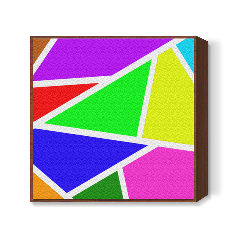 Mosiac art - Colorful Pattern Square Art Prints