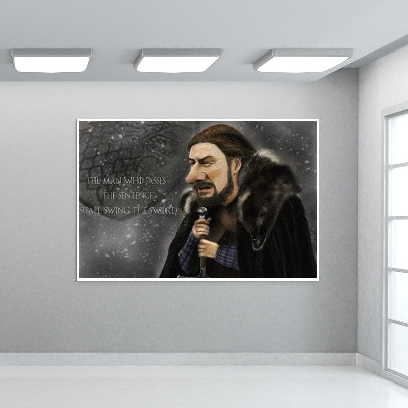 Game Of Thrones Ned Stark Caricature