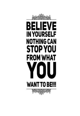 Believe  Quote 2  Typography  Art PosterGully Specials