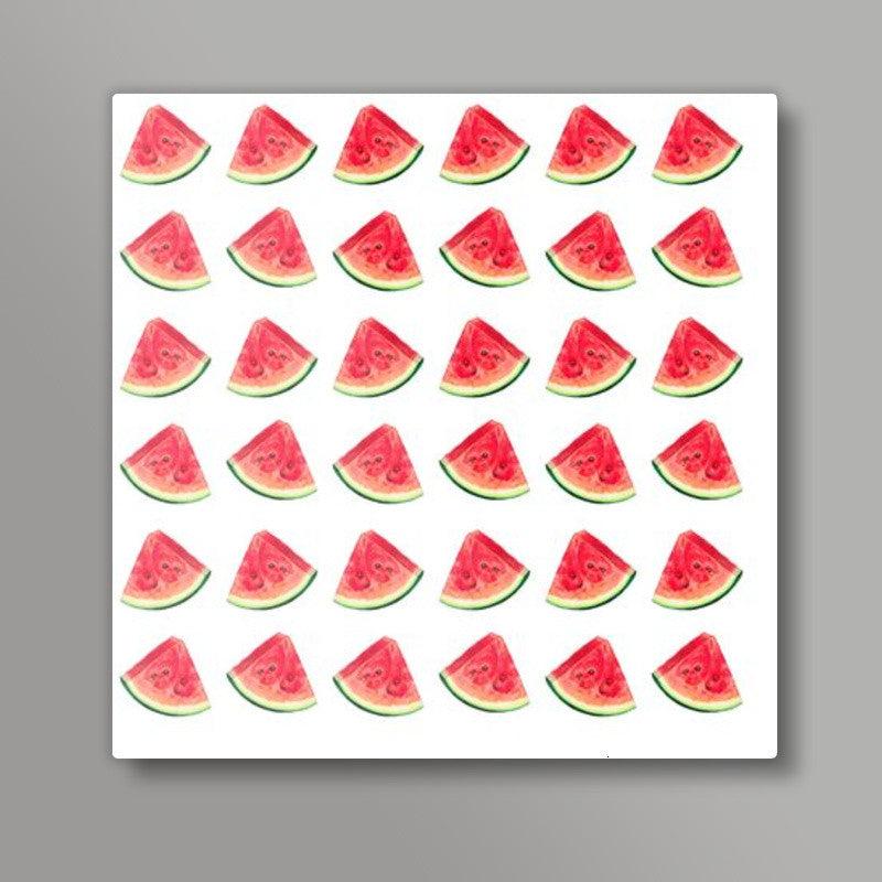 Watermelon Pattern Square Art