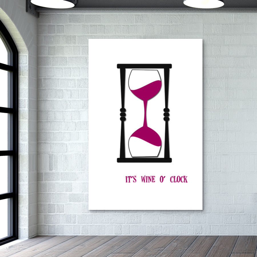 Wine O Clock Wall Art Buy HighQuality Posters and Framed Posters