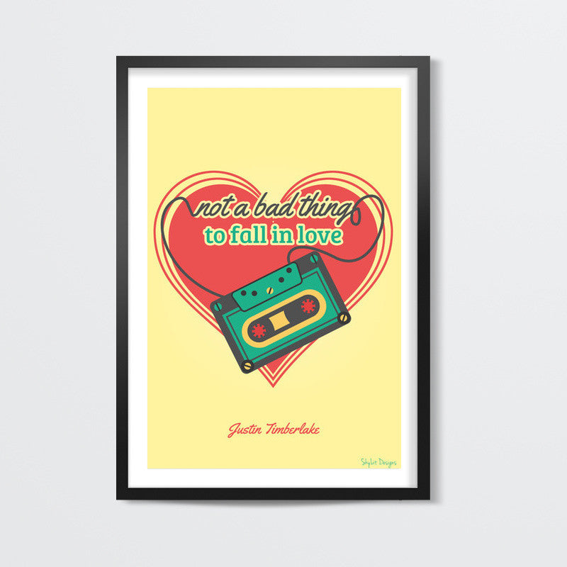 Not a bad thing - Justin Timberlake Wall Art