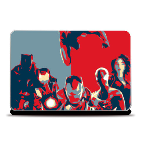 Team Iron man Laptop Skins