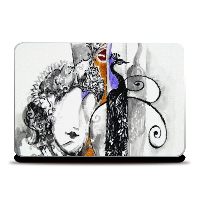 krishna modern art Laptop Skins