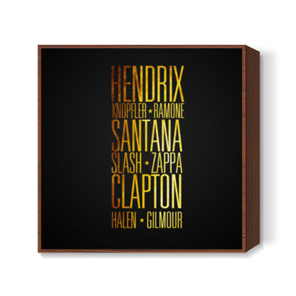 Guitar Legends Square Art Prints