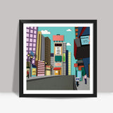Times Square NY Square Art Prints