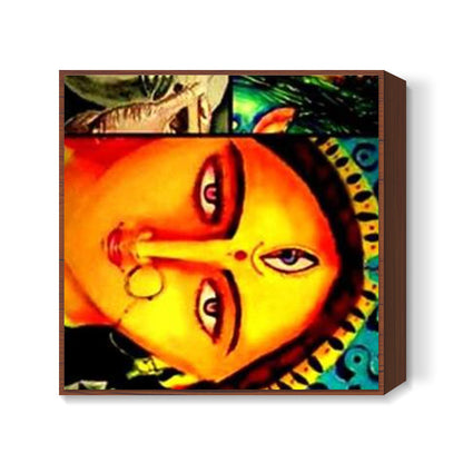 ma durga  Square Art Prints