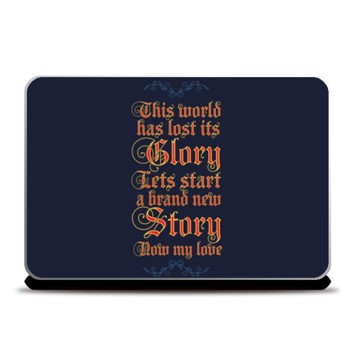 A new story Laptop Skins