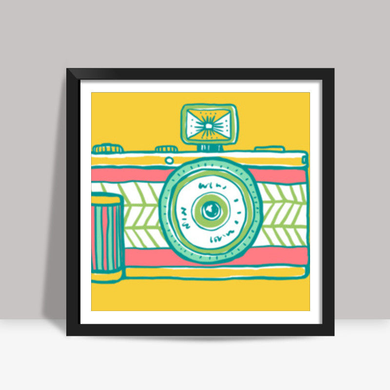 Camera Square Art Prints