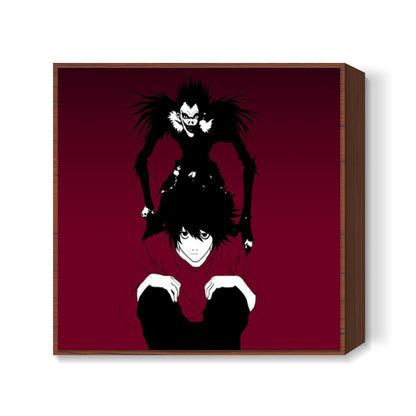 death note L Square Art Prints