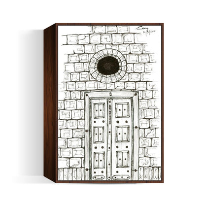 Vintage door of dreams Wall Art