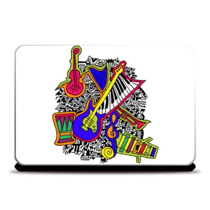 Laptop Skins, MusicLove Zenscrawl Laptop Skins